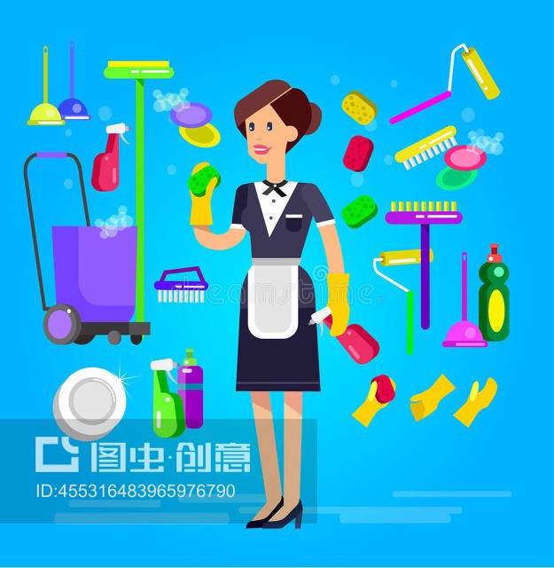 潔凈空間，專業(yè)呈現(xiàn)——您的專屬清潔服務(wù)海報設(shè)計解決方案